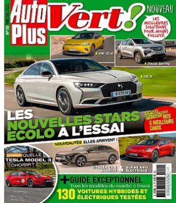 Auto Plus Vert N°10 – Juillet-Septembre 2021