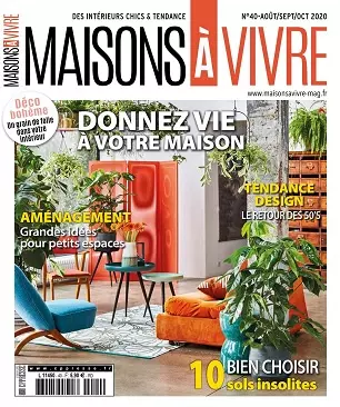 Maisons à Vivre N°40 – Août-Octobre 2020