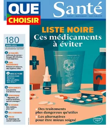 Que Choisir Santé N°180 – Mars 2023