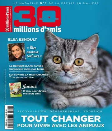 30 Millions d’Amis N°401 – Novembre 2021