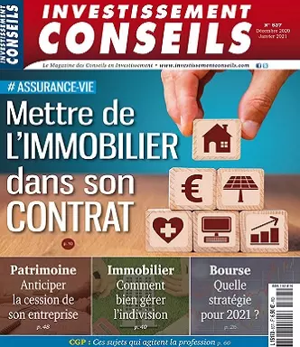 Investissement Conseils N°837 – Décembre 2020-Janvier 2021