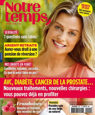 Notre Temps N°596 – Août 2019